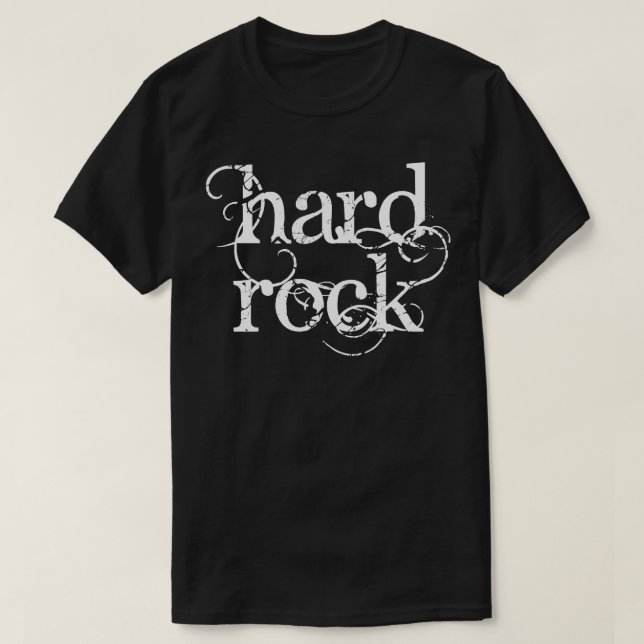 Hartgestein-Tattoo-Design T-Shirt (Design vorne)