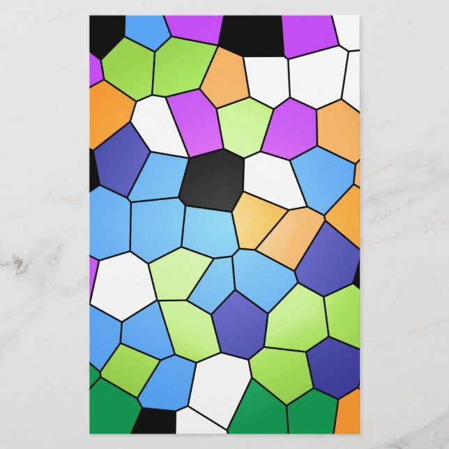 Hartglas Briefpapier (Vorderseite)