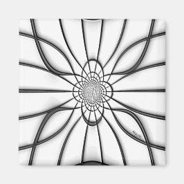 Hartglas-Embossed-Elegance-Magnet Magnet