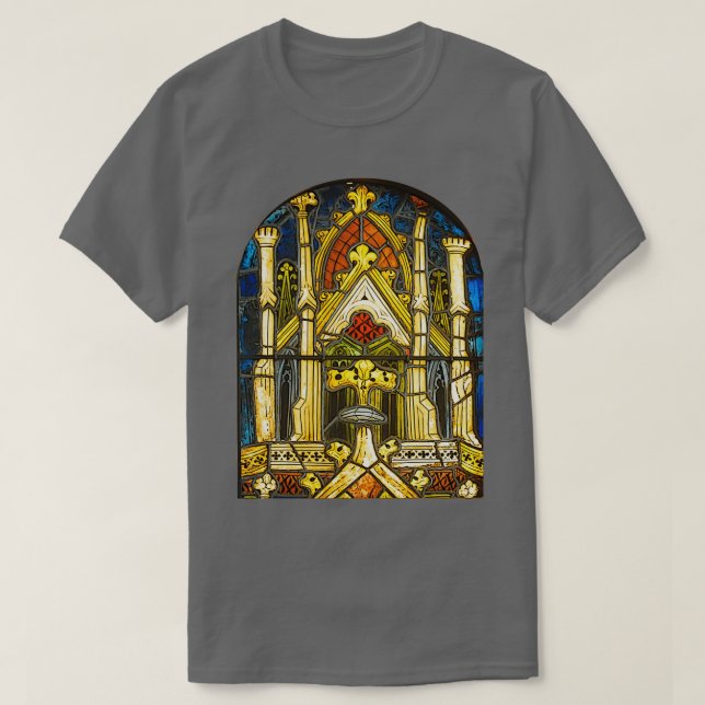 Hartglas-Fenster 2 T-Shirt (Design vorne)