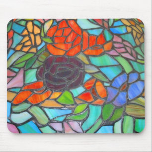 Hartglas Floral Mousepad