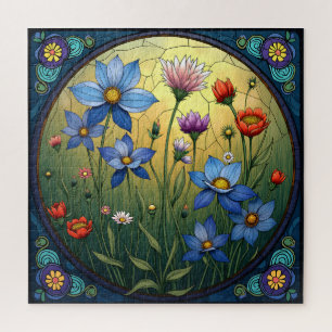 Hartglas Florals Puzzle