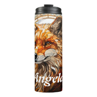 Hartglas Fox Thermosbecher