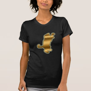 Hartglas Gold Cat T-Shirt