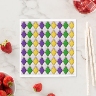 Hartglas Harlequin Serviette
