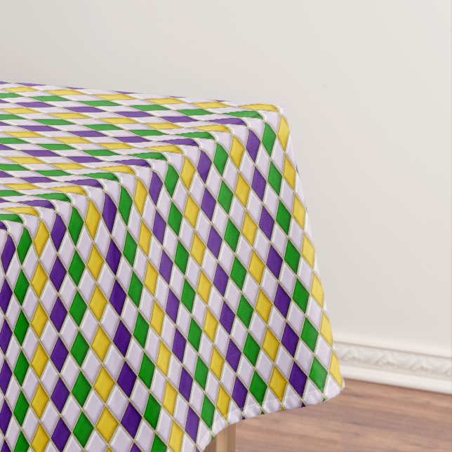 Hartglas Harlequin Tischdecke (Beispiel)