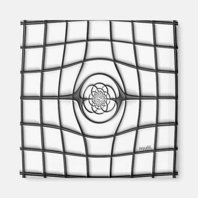 Hartglas (hell) © Angel Honey, 2009 Magnet (Vorne)