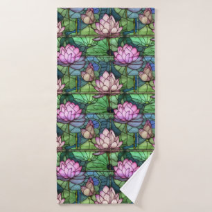 Hartglas Lotus Badetuch Badehandtuch