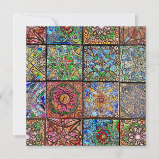 Hartglas Mandala Patchwork