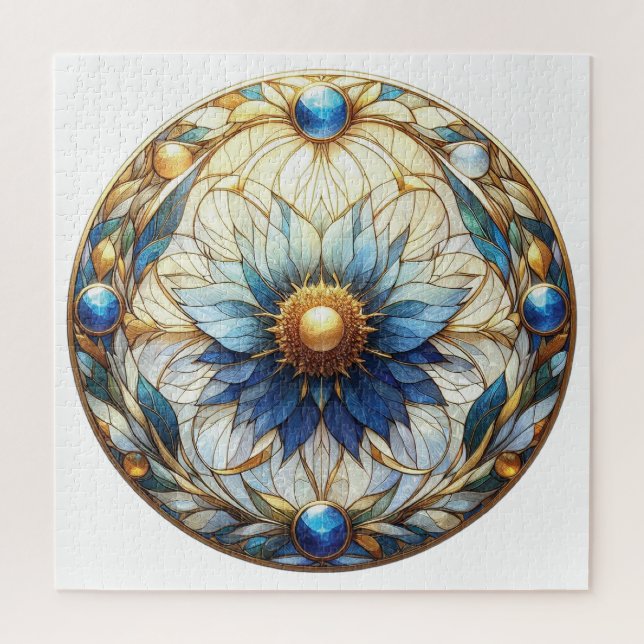 Hartglas Mandella Puzzle (Vertikal)