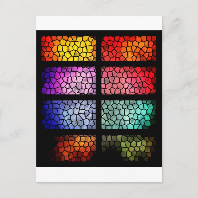 Hartglas Postkarte (Vorderseite)