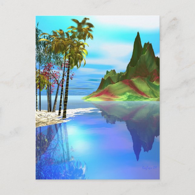 Hartglas Postkarte (Vorderseite)