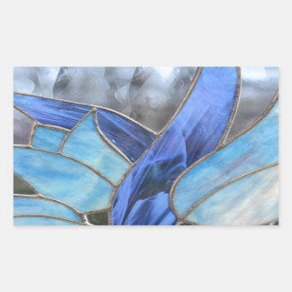 Hartglas Rechteckiger Aufkleber