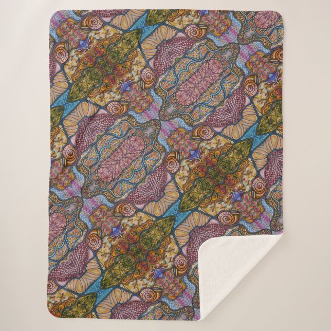 Hartglas Sherpadecke (Vorderseite)