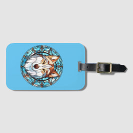 Hartglas Siberian Husky Dog Gepäckanhänger