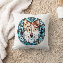 Hartglas Siberian Husky Dog Kissen