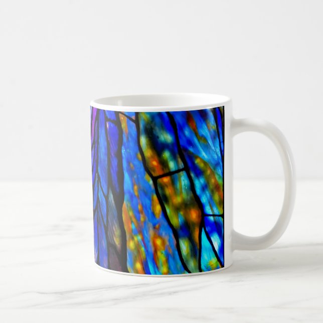 Hartglas, Tiffany - Stil, Kaffeetasse (Rechts)