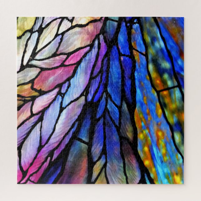 Hartglas, Tiffany - Stil, Puzzle (Vertikal)