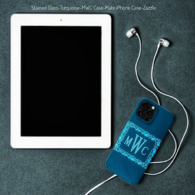 Hartglas-Türkis-MWC Case-Mate iPhone Hülle (Von Creator hochgeladen)