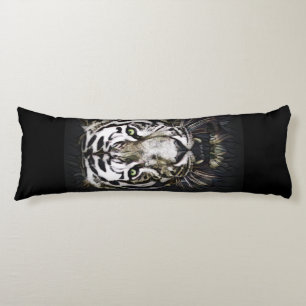 Hartglas White Tiger Seitenschläferkissen