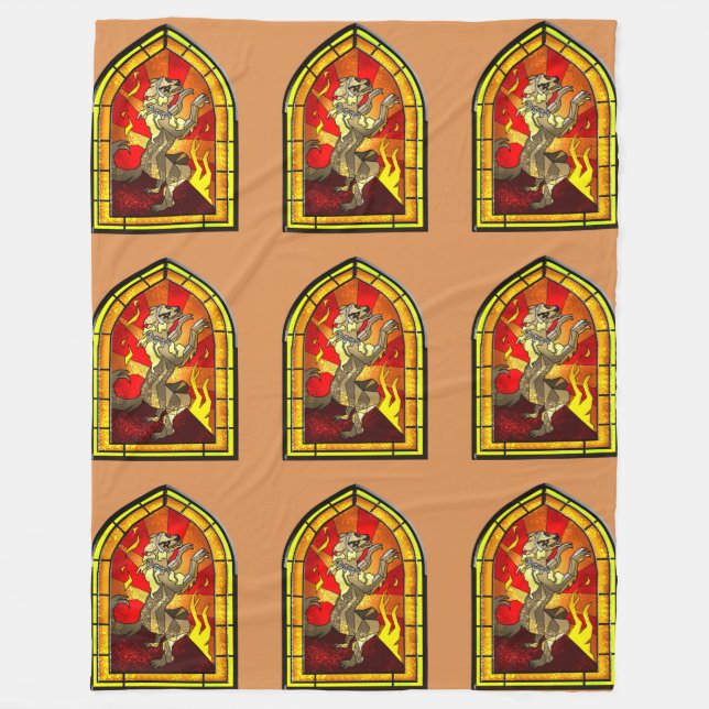 Hartglas Xenitol Fleecedecke (Vorderseite)