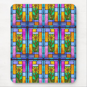 Hartglas Yellow Daisy Mousepad