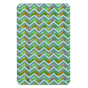 Hartglas ZigZag Magnet