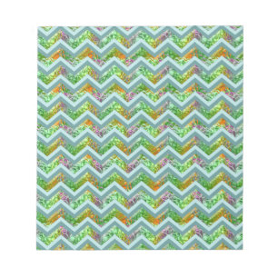 Hartglas ZigZag Notizblock