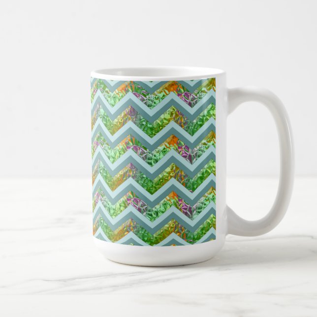 Hartglas ZigZag Tasse (Rechts)