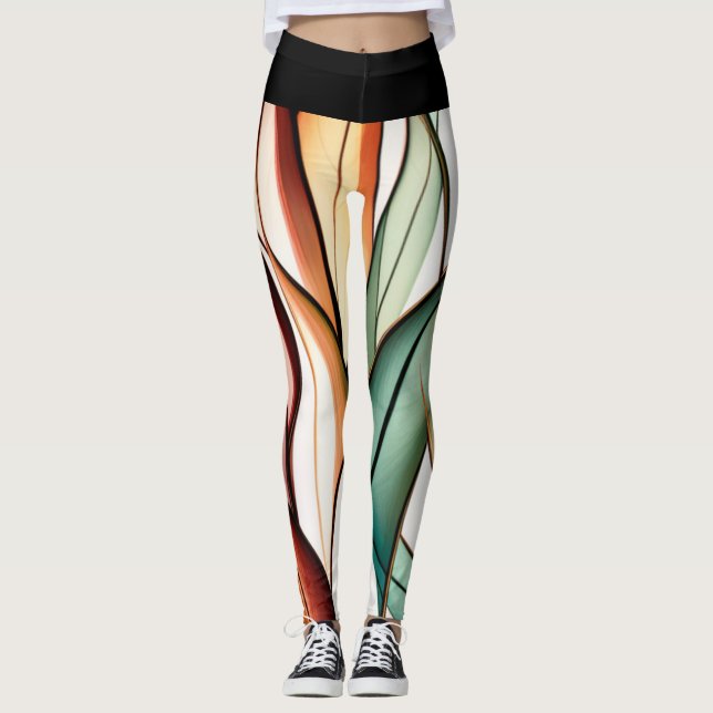 Hartglasgras Leggings (Vorderseite)