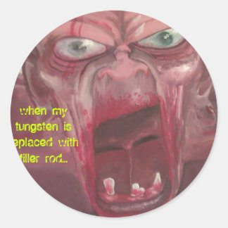 Hartkleber Runder Aufkleber