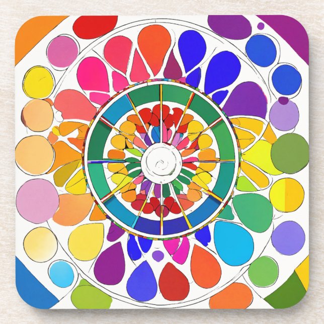 Hartkunststoff-Untersetzer Getränkeuntersetzer (Vorderseite)