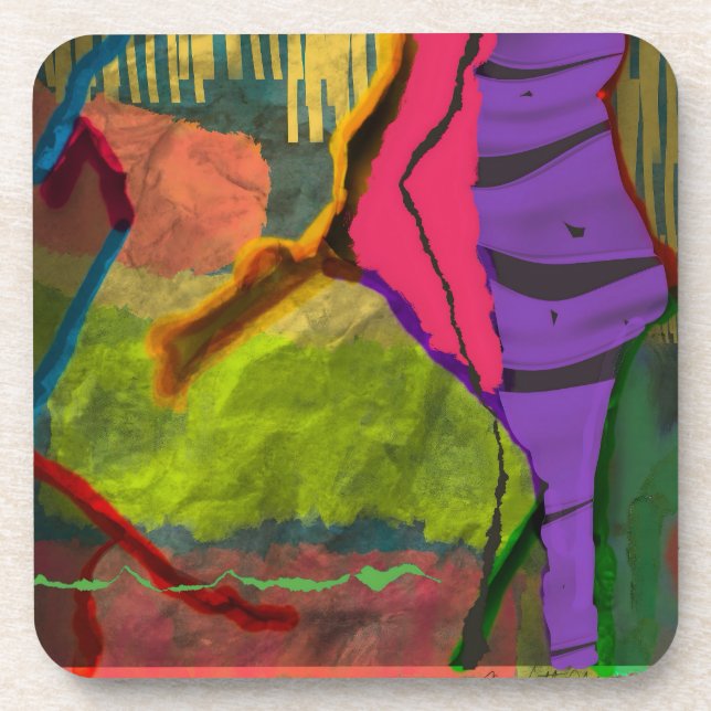 Hartkunststoff-Untersetzer Getränkeuntersetzer (Vorderseite)