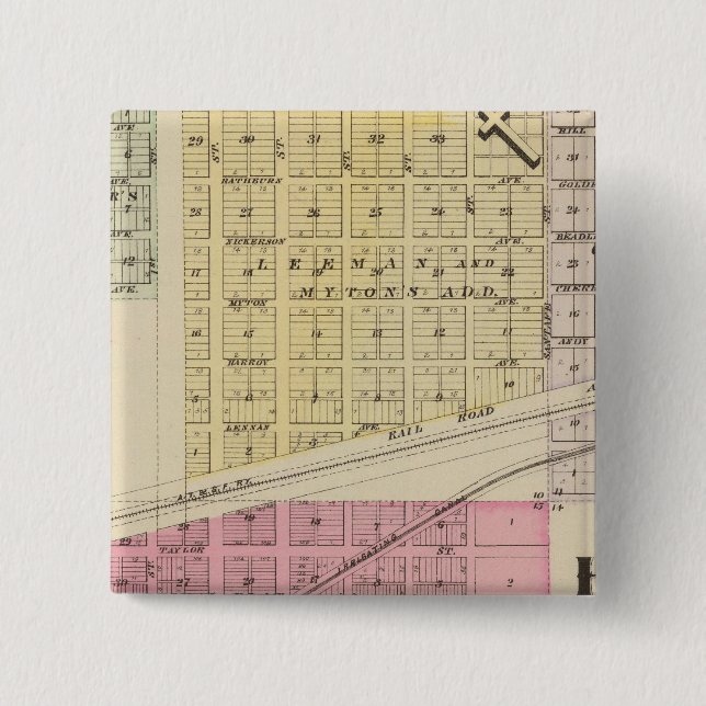 Hartland, Kearney Landkreis, Kansas Button (Vorderseite)