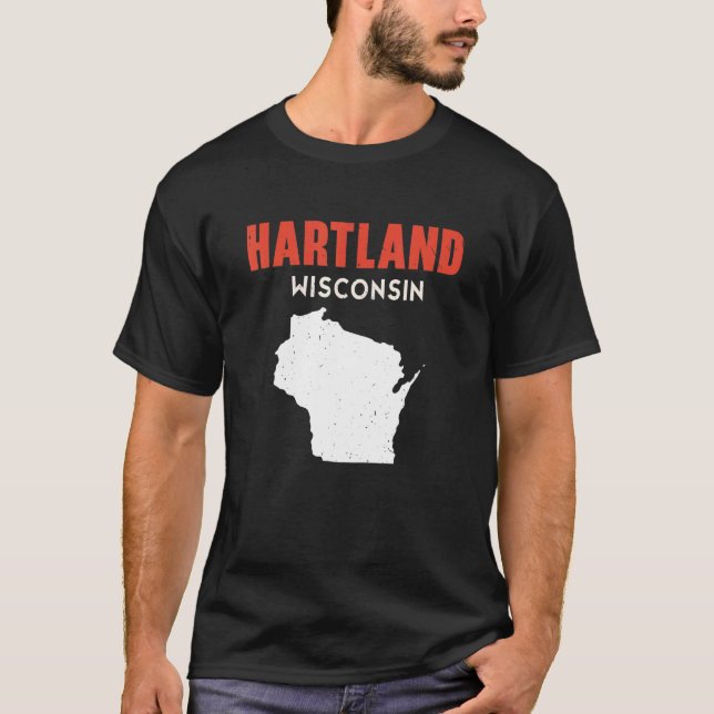 Hartland USA Staat America Travel Montanan Helena T-Shirt (Vorderseite)