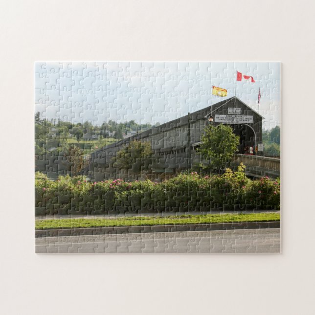 Hartland World's längste bedeckte Brücke Puzzle (Horizontal)