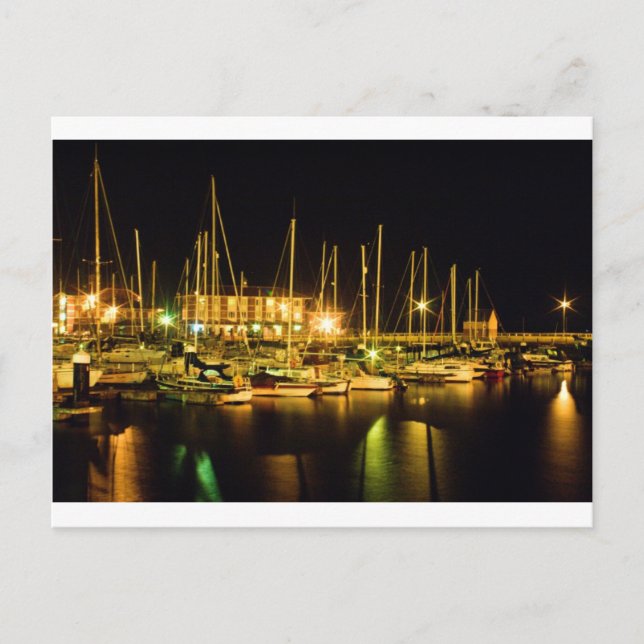 Hartlepool Marina #1 Postkarte (Vorderseite)