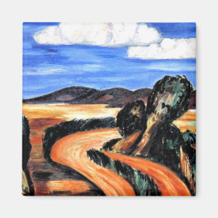 Hartley - Landschaft, New Mexico Magnet