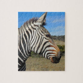 Hartmanns Zebra-Profil an der versteinerten Kante Puzzle