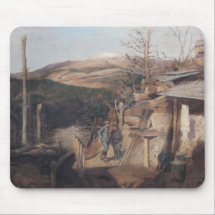 Hartmanswillerkopf, Ansicht von Roche-Sermet, 1915 Mousepad