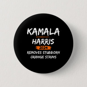 Hartnäckige orangefarbene Flecken Kamala Harris-20 Button