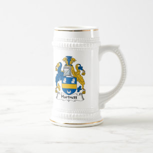 Hartnett Familienwappen Bierglas