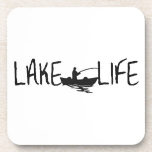 HARTPLASTISCHER UNTERSETZER SAGT ***LAKE LIFE***