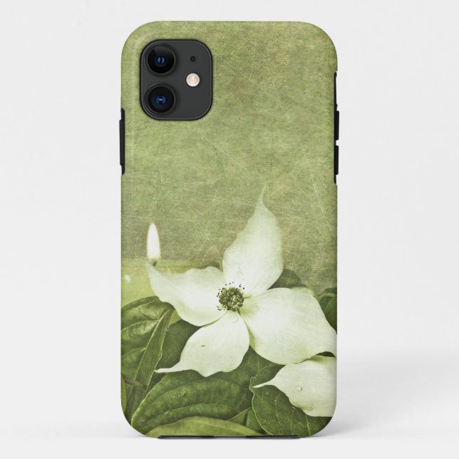 Hartriegel mit Kerze Case-Mate iPhone Hülle (Rückseite)
