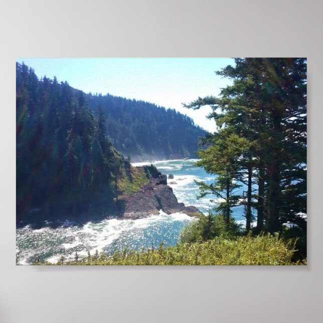 Hart's Cove, Oregon Coast Poster (Vorne)