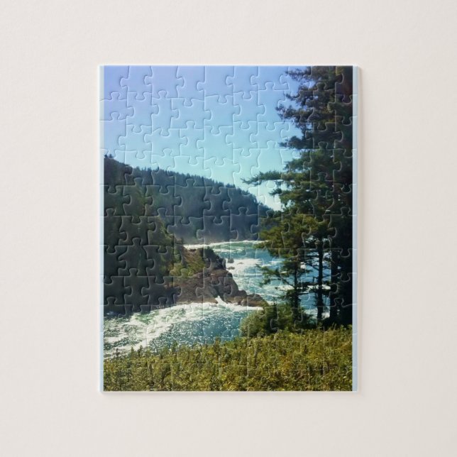 Hart's Cove, Oregon Coast Puzzle (Vertikal)