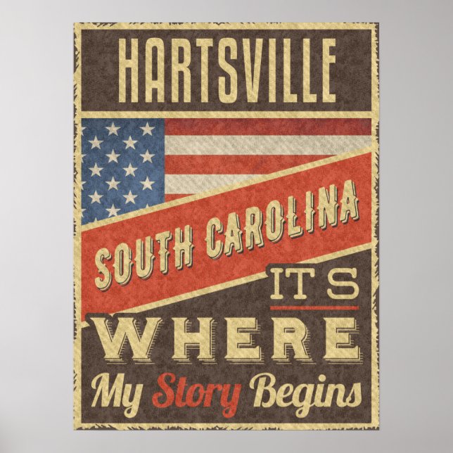 Hartsville South Carolina Poster (Vorne)