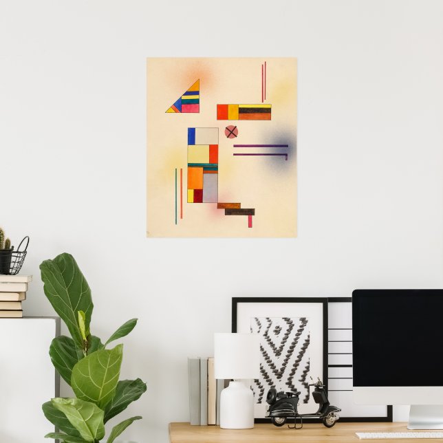 Hartweich, Hard Soft von Wassily Kandinsky Poster (Heimbüro)
