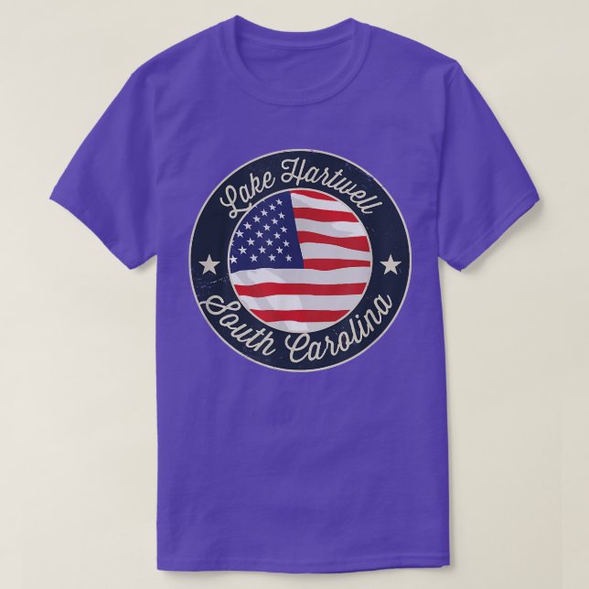 Hartwell-See - Patriotic South Carolina Souvenir  T-Shirt (Design vorne)
