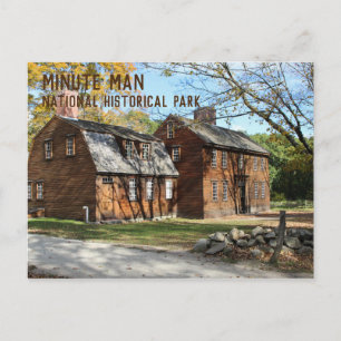 Hartwell Tavern, Minute Man National Hist. Park Postkarte